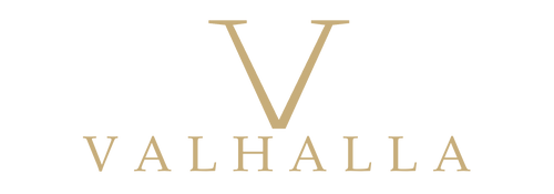 Logotipo Valhalla dorado